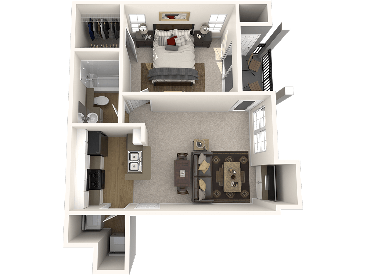 Floor plan layout diagram for Museo - A2